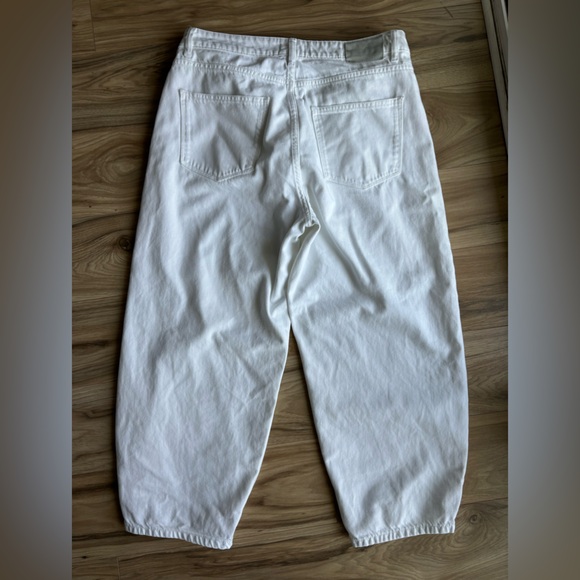 DL1961 Miro Barrel High Rise White Jeans. Size 31 - Picture 4 of 9